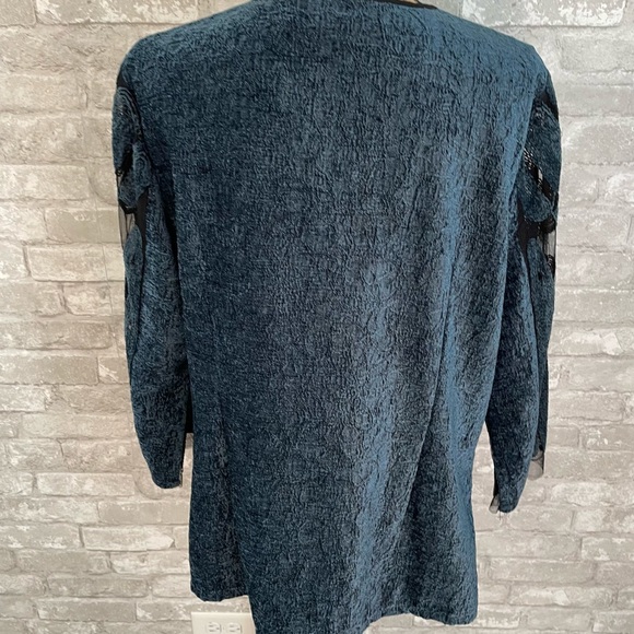 Chico’s Cutout Chenille Jacket - Picture 3 of 5